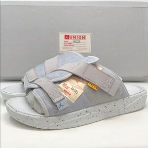 Air Jordan x Union LA Smoke Smoke Grey Crater DO6274-001 Mens Slides - Size 11